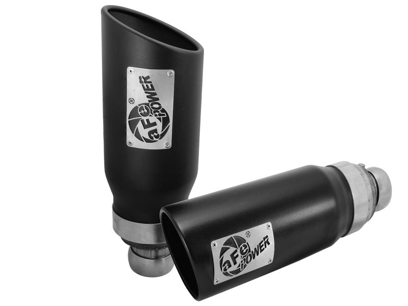 Mise à niveau de l'embout d'échappement noir aFe Power 09-15 Dodge Ram 3.0L/5.7L