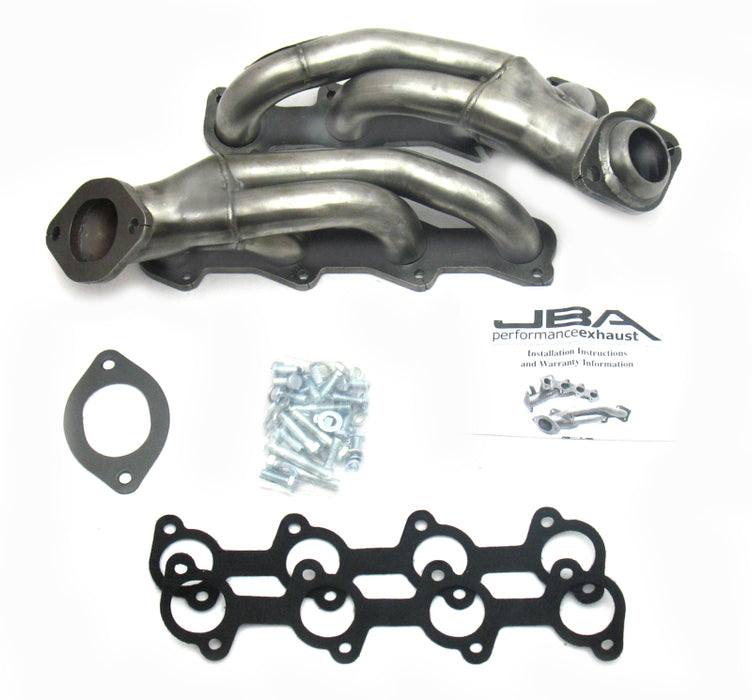 Collecteur d'échappement JBA 99-04 Ford Mustang 4,6 L 2 soupapes 1-5/8 po primaire brut 409SS Cat4Ward