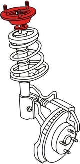 Support de jambe de force avant réglable SPC Performance pour Ford Focus 00-10
