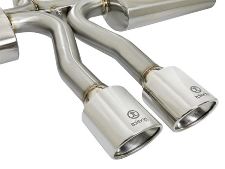 Système d'échappement Cat-Back aFe Takeda 3 pouces 304 SS avec embouts polis 2017+ Honda Civic Si (4 portes) I4 1,5 L (t)