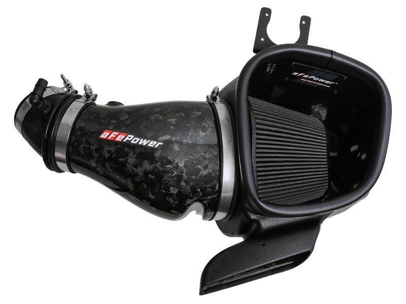 Système d'admission d'air froid en fibre de carbone aFe 2021 Dodge Durango SRT Hellcat Track Series avec filtre Pro 5R