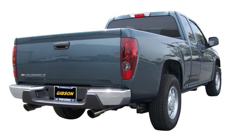 Échappement double à double séparation Cat-Back de 2,8 L et 1,75 po de Gibson 04-05 pour Chevrolet Colorado Sport - Aluminisé