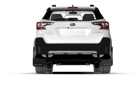 Bavette garde-boue Rally Armor 20-22 Subaru Outback noire UR avec logo blanc