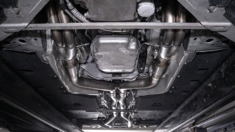 Collecteurs de 2 po pour berline Cadillac CTS-V 2016-18 en acier inoxydable, primaires de 2 po, câbles cathodiques de 3 po dans le tuyau en X