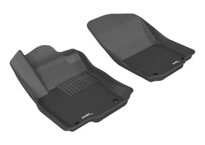 3D MAXpider 2012-2018 Mercedes-Benz GLE-Class/GLS-Class/ML-Class Kagu 1st Row Floormat - Black 3D MAXpider