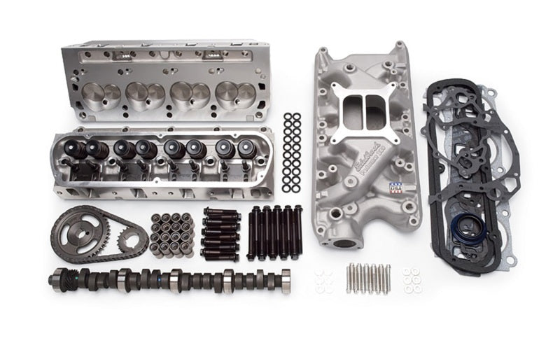 Culasses Edelbrock E-Street SB-Ford avec soupapes d'admission de 1 90 po, emballées complètement par paires