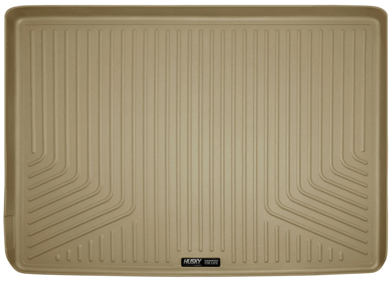 Doublure de chargement arrière Husky Liners 2015 Chevy/GMC Suburban/Yukon XL WeatherBeater Tan pour le troisième siège arrière