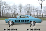 Ridetech 64-67 GM A-Body Big Block StreetGrip Suspension System w/ Ball Joints & Bushings