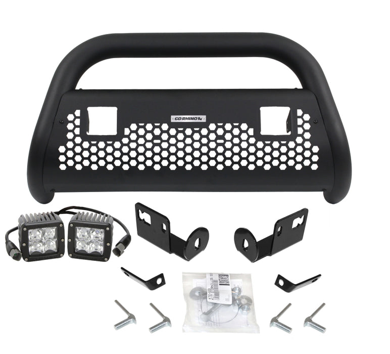 Kit complet de 2 feux Go Rhino 05-15 Toyota Tacoma RC2 LR avec protection avant + supports