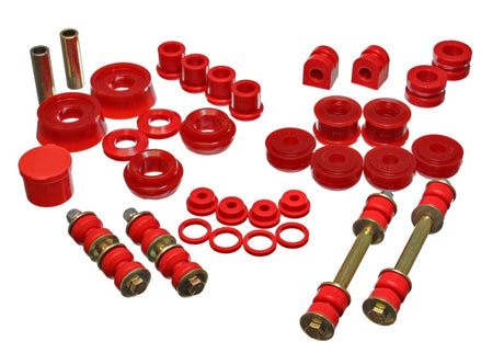 Ensemble de bagues principales Hyper-flex rouges pour Dodge SRT-4 FWD 03-05 Energy Suspension