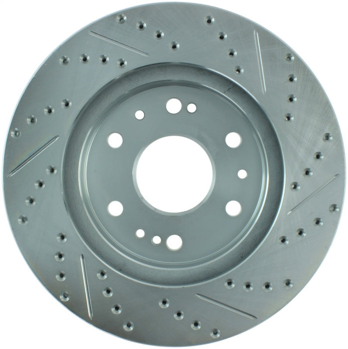 StopTech Select Sport 07-11 GM Silverado 1500 Slotted and Drilled Right Front Rotor