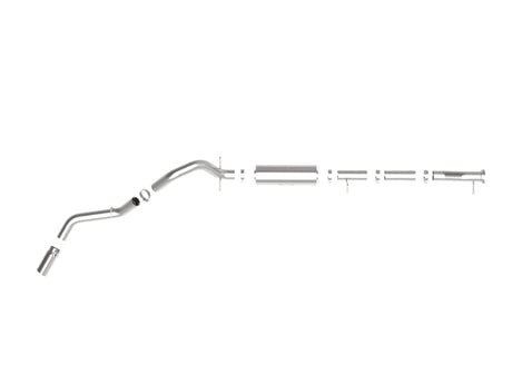 Échappement Cat-Back aFe Apollo GT Series 3 pouces 409SS avec embout poli 2020 GM 2500/3500HD V8 6,6 L L8T