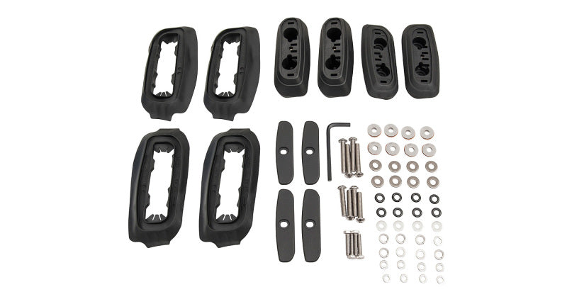 Barres de toit Rhino-Rack 06-15 pour Toyota FJ Cruiser 4 portes SUV Vortex RCH 2 barres - Noir