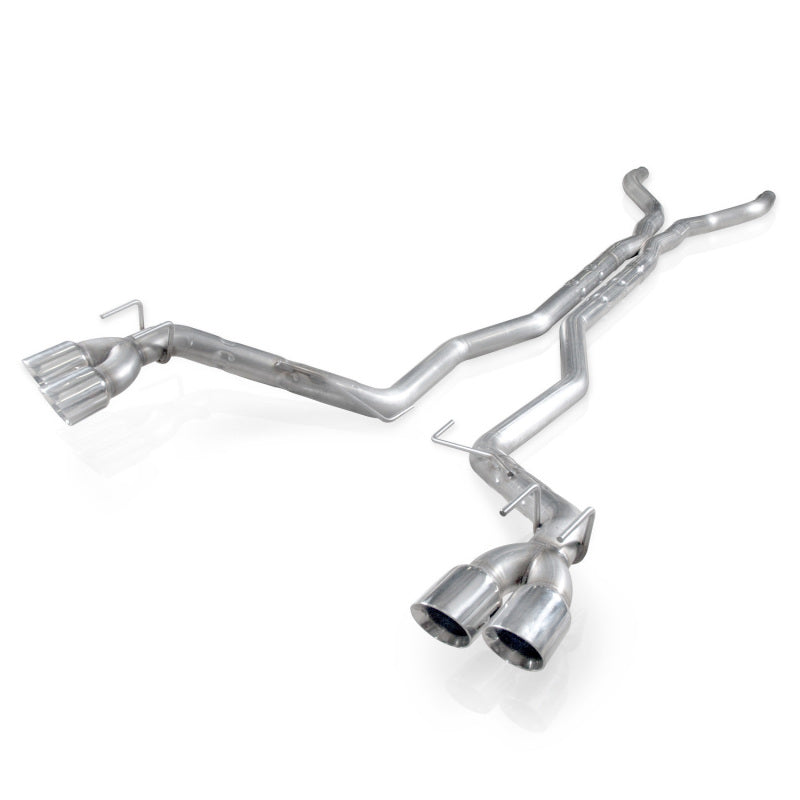Échappement double chambre à embouts X-Pipe Quad pour Camaro ZL1 6,2 L 3 po 2012-15 en acier inoxydable