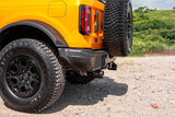 Corsa 21-22 Ford Bronco 2,7 L 2 portes 2,75 po Cat-Back double échappement arrière avec embouts noirs à coupe droite de 4 po