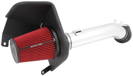 Kit d'admission d'air Spectre 14-15 GM Silverado/Sierra V8-5.3LF/I - Poli avec filtre rouge