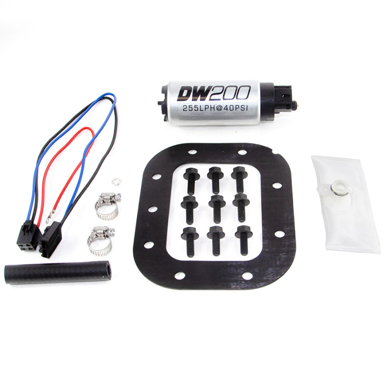Pompe à essence intégrée au réservoir DeatschWerks 86-89 Chevy Corvette 5.7L DW200 255 LPH avec kit d'installation