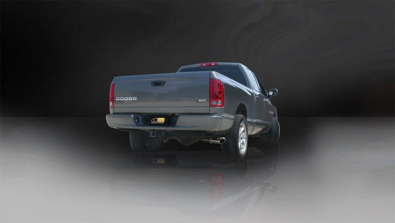 Corsa 2004-2005 -05 Dodge Ram Quad Cab/Short Bed 1500 4.7L V8 Polished Sport Cat-Back Exhaust