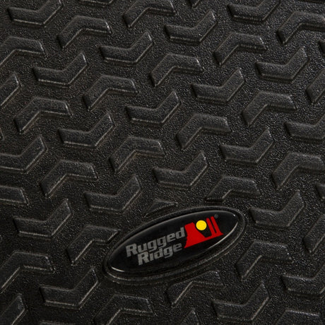 Revêtement de plancher Rugged Ridge Cargo Black 18-21 Jeep Wrangler JL 4 Dr (sauf modèles 4XE)