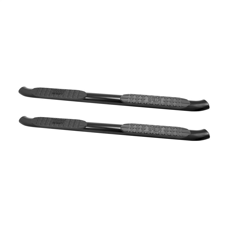 Westin 2007-2018 Toyota Tundra Double Cab PRO TRAXX 4 Oval Nerf Step Bars - Black