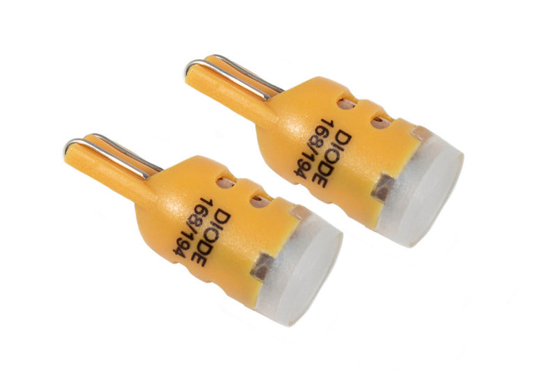 Ampoule LED Diode Dynamics 194 HP5 LED - Ambre Court (Paire)