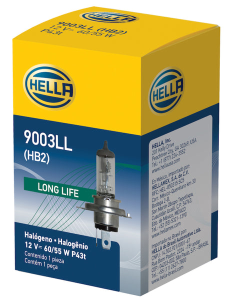 Ampoule Hella 9003/HB2 12V 60/55W P43t LONGUE DURÉE