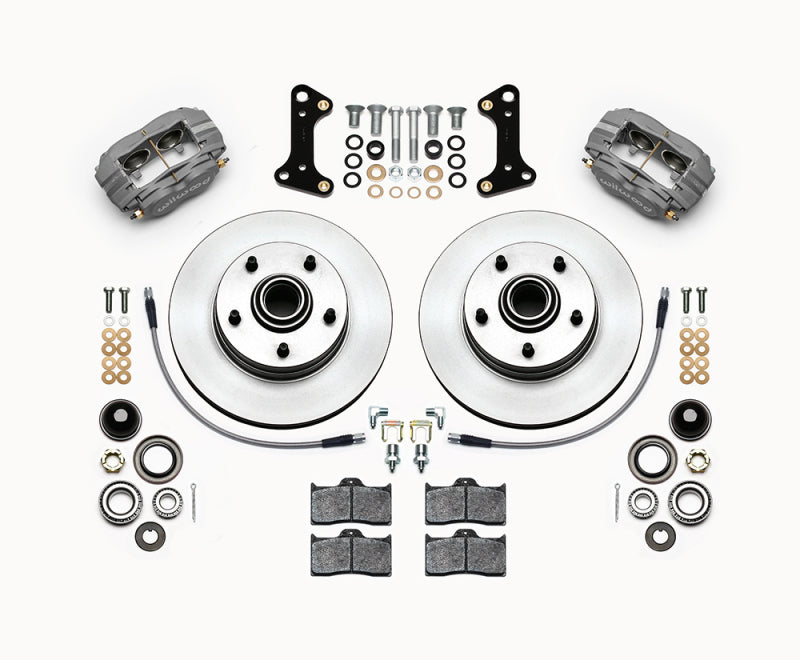 Kit avant Wilwood Forged Dynalite-M 11,00 po 1 pièce Rotor et moyeu 67-69 Camaro 64-72 Nova Chevelle