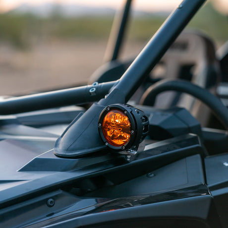 Kit d'éclairage de montant A Polaris Pro R/Turbo R Revolve Amber PRO 2017+ de Rigid Industries