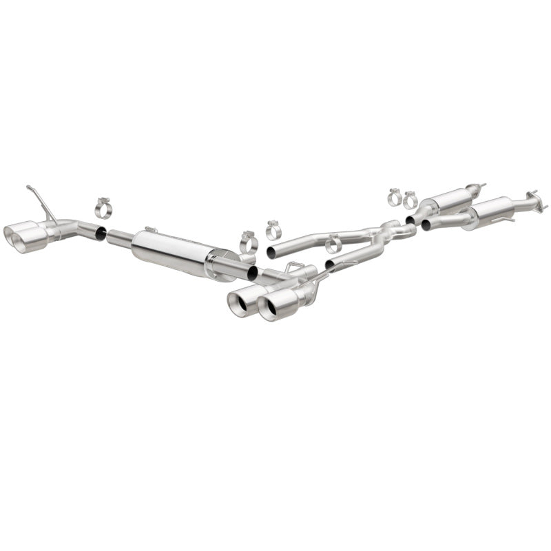 Cat Back MagnaFlow, SS, 2,5 po, pointe polie quadruple fendue de 4 po 14-15 Jeep Grand Cherokee 3,6 L/5,7 L V6/V8