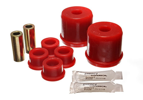 Ensemble de bagues de bras de suspension avant rouges pour Mitsubishi Eclipse FWD 00-1/01 Energy Suspension