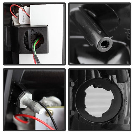 Feux arrière LED Spyder Ford F150 97-03/F250 Super Duty 99-07 Noir Fumé ALT-YD-FF15097-LED-BSM