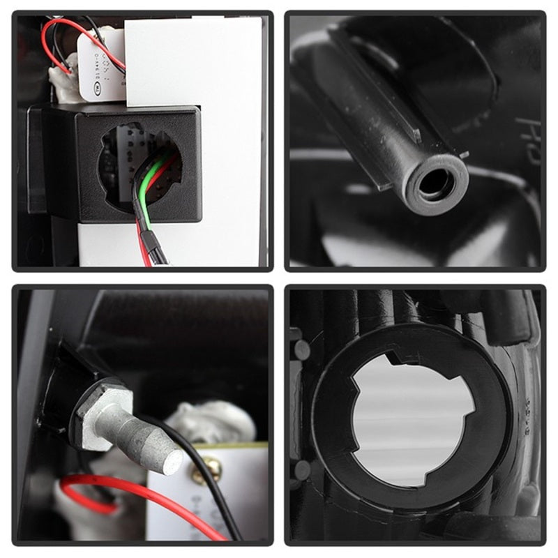 Feux arrière LED Spyder Ford F150 97-03/F250 Super Duty 99-07 Noir Fumé ALT-YD-FF15097-LED-BSM