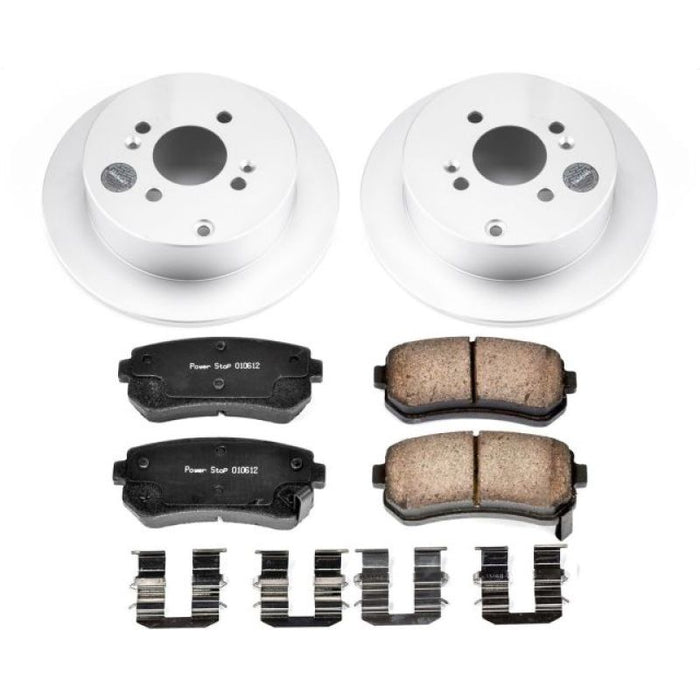 Kit de freins arrière Power Stop 06-07 Hyundai Accent Z17 Evolution Geomet avec revêtement