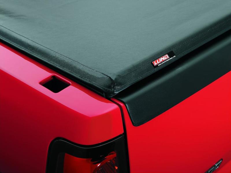 Lund 07-14 Toyota Tundra (8ft. Bed) Genesis Roll Up Tonneau Cover - Black