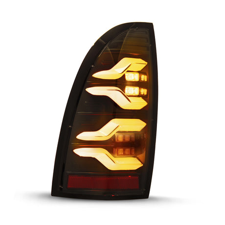 Feux arrière à LED AlphaRex 05-15 Toyota Tacoma LUXX Alpha Blk avec Activ Light/Seq Signal