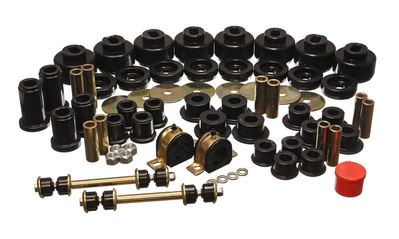 Ensemble de bagues principales Hyper-flex noires pour Chevy Silverado 4WD 01-06 Energy Suspension
