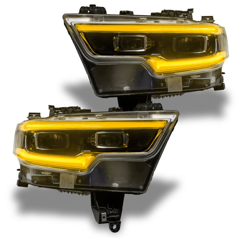 Oracle 19-21 RAM 1500 Headlight DRL Kit Proj. LED - RGBW+A w/ Simple Controller