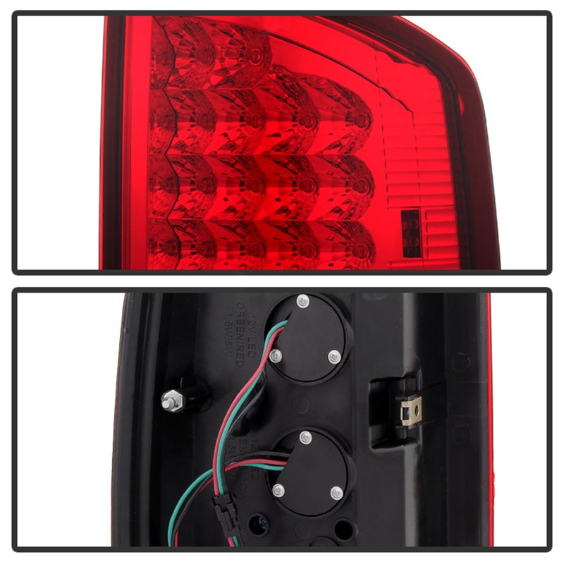 xTune Dodge Ram 02-06 1500 / Ram 2500/3500 03-06 LED Tail Light Red Clear ALT-JH-DR02-LED-RC