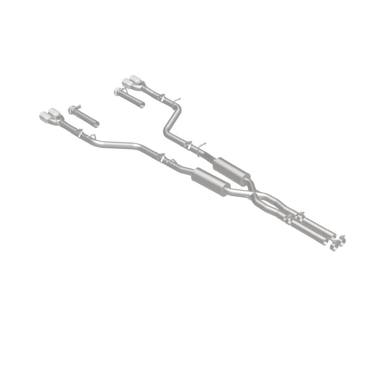 Cat-Back MagnaFlow, SS, 2,5 po, embout arrière divisé en quatre parties de 3,5 po, Dodge Challenger R/T 5,7 L 2015