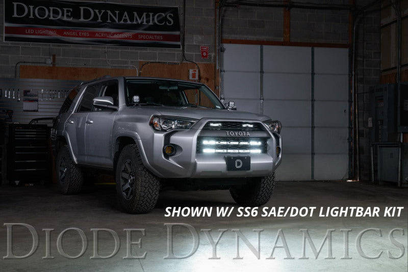 Kit de barre lumineuse double furtive Diode Dynamics 14-19 pour Toyota 4Runner SS30 - Combo ambre