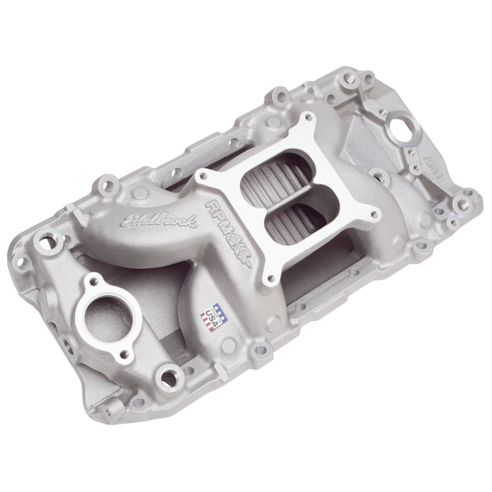 Collecteur d'air à entrefer Edelbrock B/B Chevy O-Port RPM