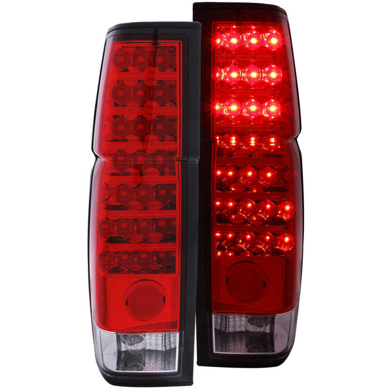 ANZO 1986-1997 Feux arrière à LED Nissan Hardbody Rouge/Clair