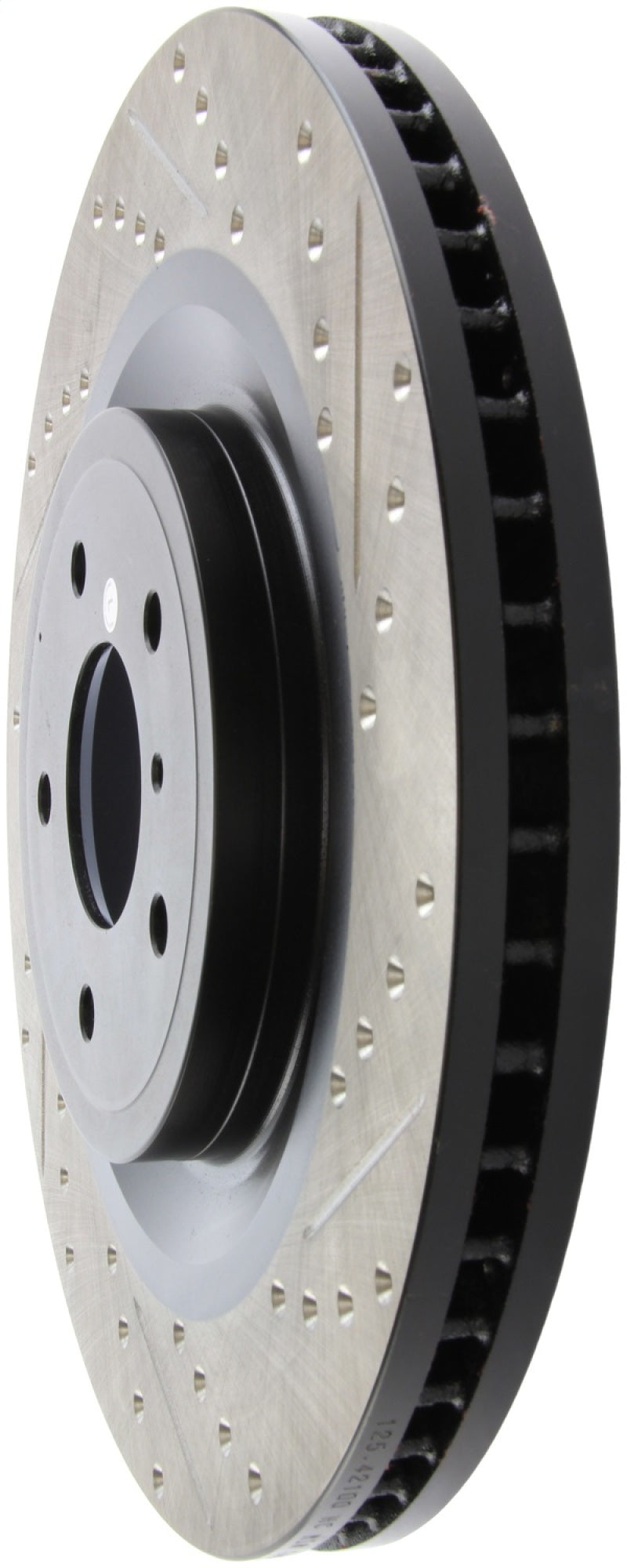 Rotor avant gauche fendu et percé StopTech Infiniti G37 / Nissan 370Z SportStop