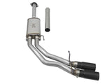 Échappements aFe Rebel 3 pouces SS Cat-Back 15-16 Ford F-150 EcoBoost V6 2,7/3,5 L V8 5,0 L avec embouts noirs