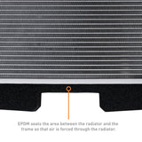 Mishimoto 2022+ Radiateur en aluminium performant Subaru BRZ / Toyota GR86 H4 2,4 L