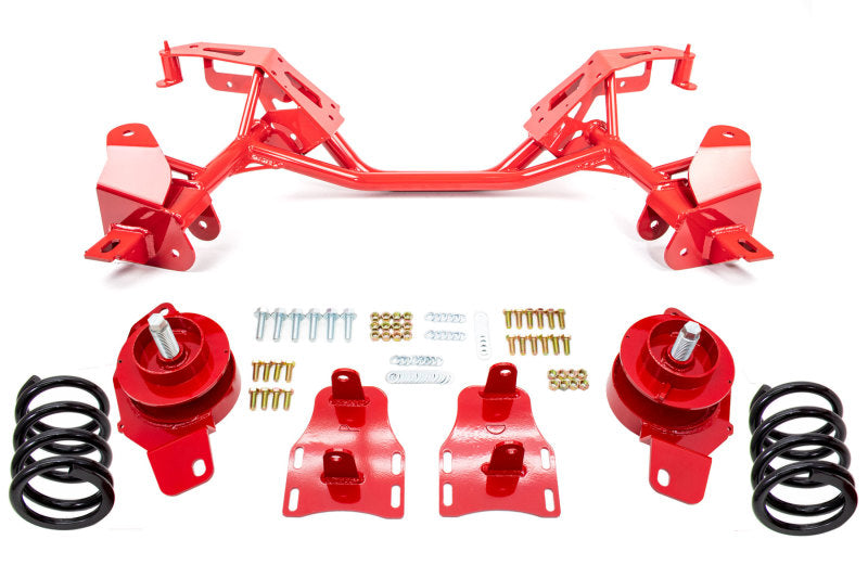 Kit de membre tubulaire en K avec cric de poids pour moteur LSX GM F-Body 82-92 UMI Performance (850 lb) - Rouge