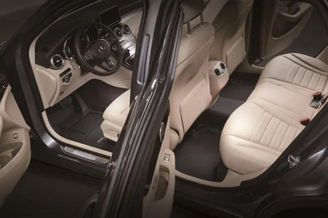 3D MAXpider 21-22 Tesla Model Y 1st & 2nd Row Floormats - Black 3D MAXpider
