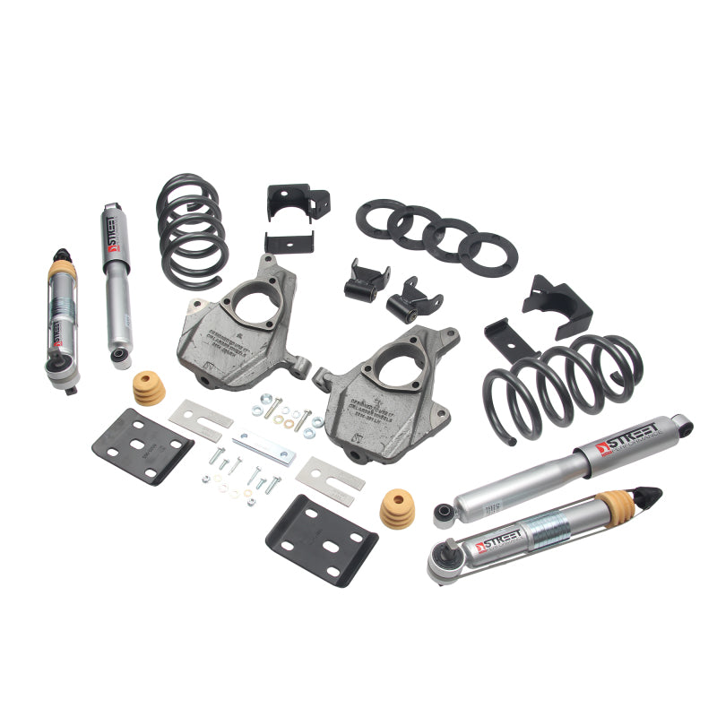 KIT D'ABAISSEMENT Belltech 16.5-17 Chevy Silverado Crew Cab 2WD 3-4F / 7R