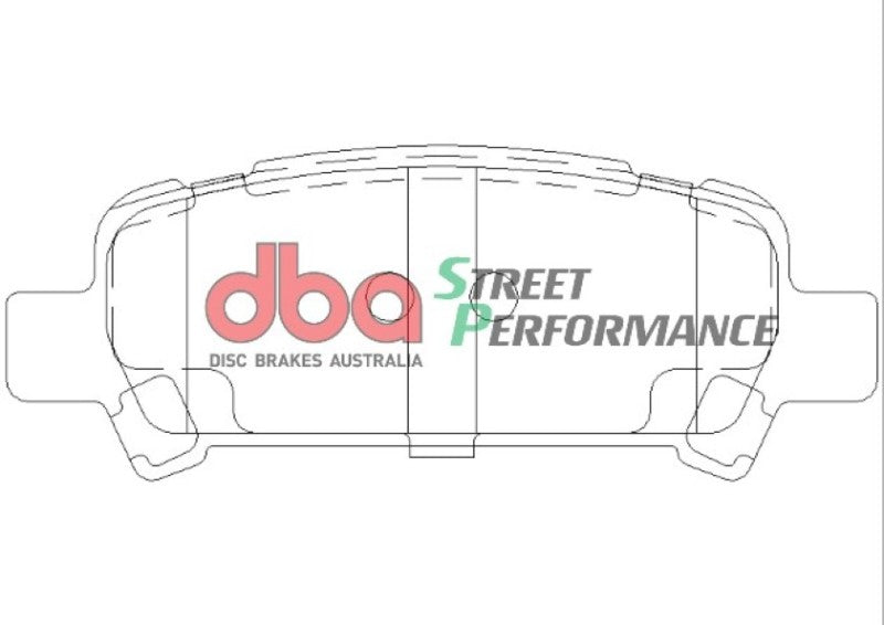 Plaquettes de frein arrière DBA 02-03 Subaru WRX SP500