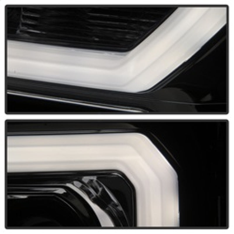 Phares de projecteur Spyder GMC Sierra 1500/2500/3500 07-13 V2 - Fumé PRO-YD-GS07V2-LBDRL-SM